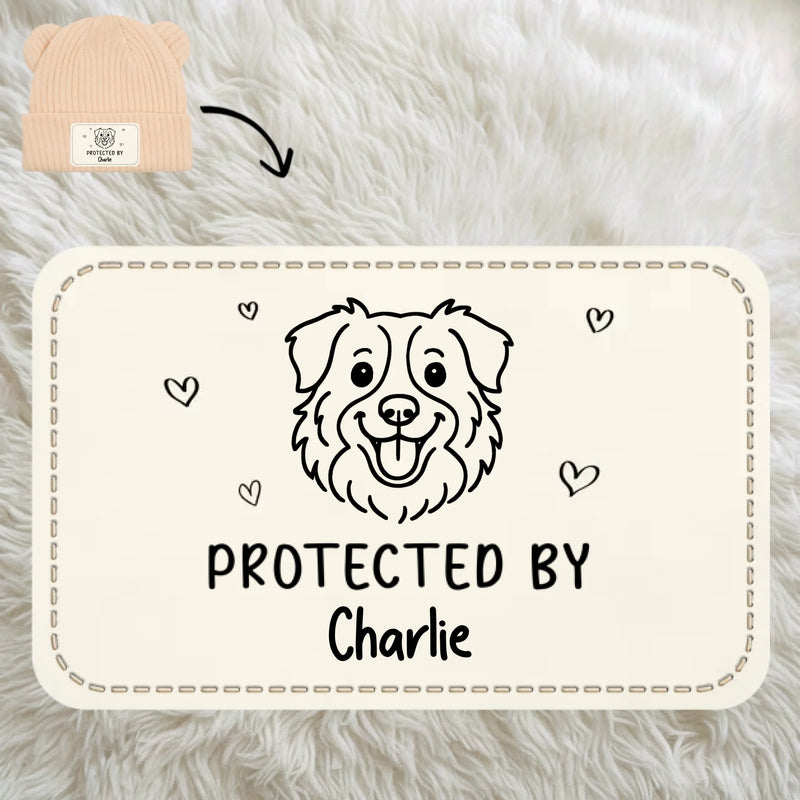 Custom Baby Beanie And Mittens Set - Personalized Baby Shower, Gender Reveal Gifts For New Moms, New Dads, New Parents, Dog Cat Lovers - Cuteness In Every Stitch