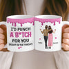 Custom Mug - Personalized Best Friend Birthday Gifts For Women, Besties, Sisters, BFF - Besties Make Life Sparkle
