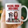 Custom Mug - Personalized Christmas Birthday Gifts For Dog Lovers, Dog Dad And Mom - Every Walk, Every Wag, Pure Love