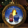 Custom Candlelight Lantern Ornament -  Personalized Christmas Birthday Gifts For Brother, Sister - Shine Through Our Hearts