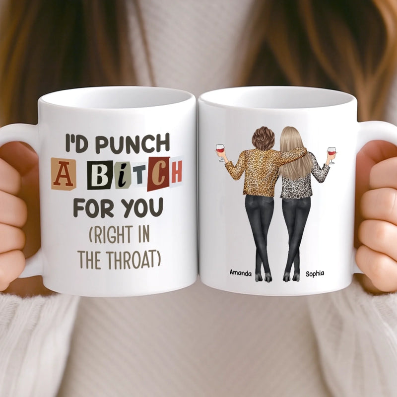 Custom Mug - Personalized Best Friend Birthday Gifts For Women, Besties, Sisters, BFF - Your Energy My Peace