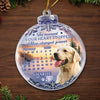 Custom Photo Acrylic Ornament - Personalized Pet Christmas Memorial Sympathy Gifts For Dogs, Cats - Forever Missed Forever Cherished