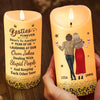 Custom LED Candle - Personalized Best Friend Birthday Gifts For Women, Besties, Sisters, BFF - Our Laughs Are Forever Echoes