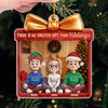 Custom Acrylic Ornament - Personalized Christmas Birthday Gifts For Brother, Sister - Home Glows Bright