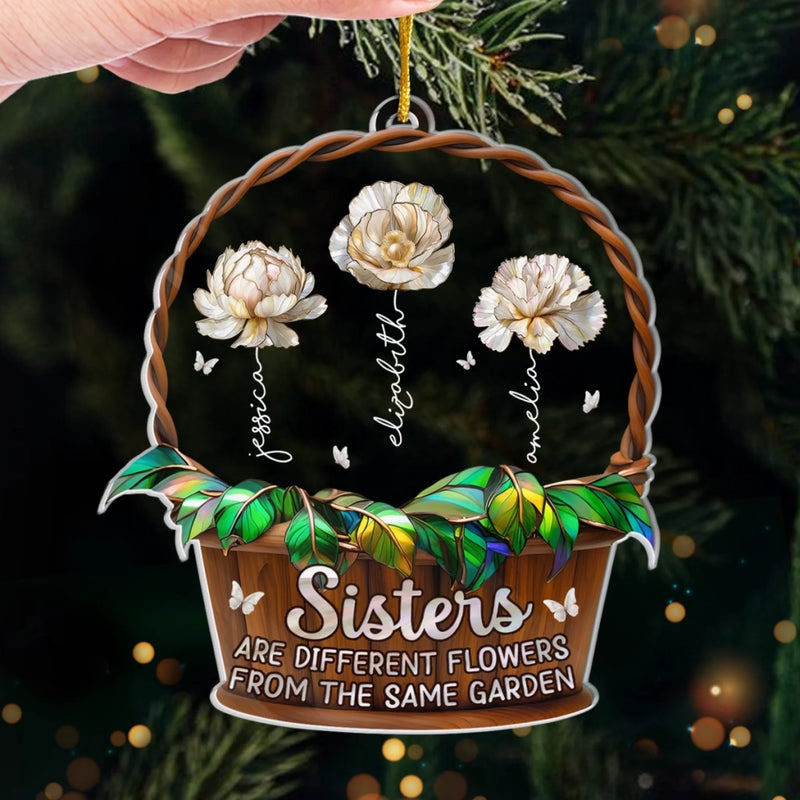 Custom Acrylic Ornament - Personalized Best Friend Christmas Birthday Gifts For Women, Besties, Sisters, BFF - Forever My Favorite People