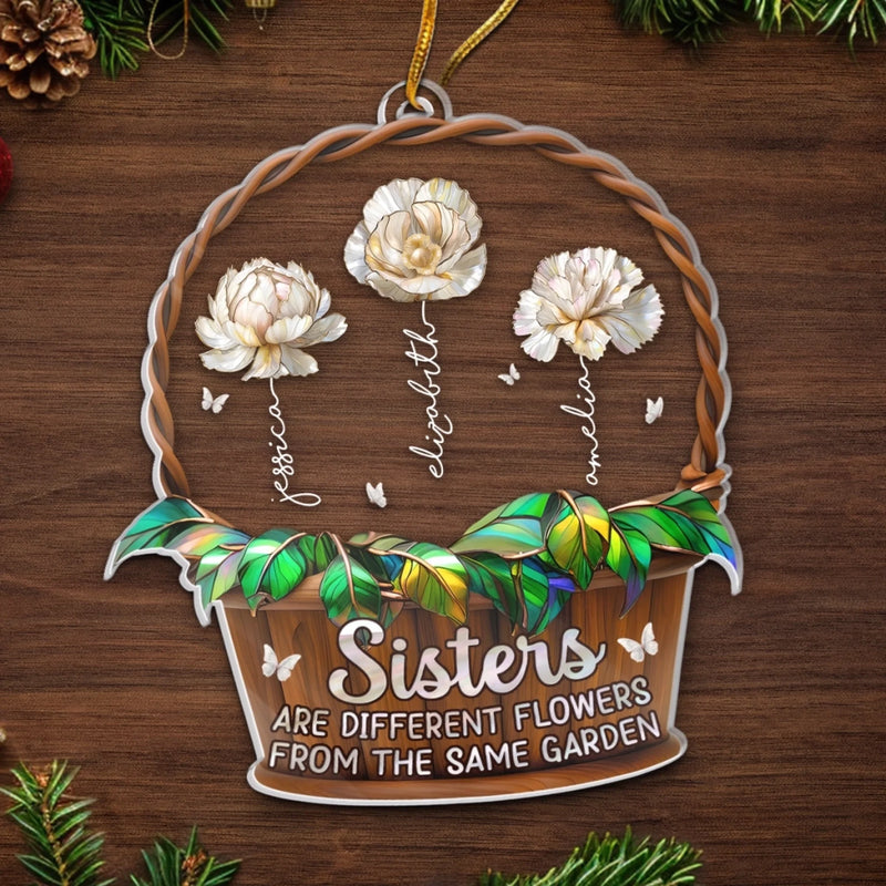 Custom Acrylic Ornament - Personalized Best Friend Christmas Birthday Gifts For Women, Besties, Sisters, BFF - Forever My Favorite People