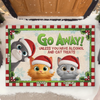 Custom Home Decor Decorative Mat - Personalized  Christmas Birthday Gifts For Cat Lovers, Cat Mom And Dad - Home Of The Hairball Factory