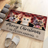 Custom Home Decor Decorative Mat - Personalized  Christmas Birthday Gifts For Dog Cat Lovers, Dog Dad And Mom, Cat Owners - Furry And Festive Troublemakers