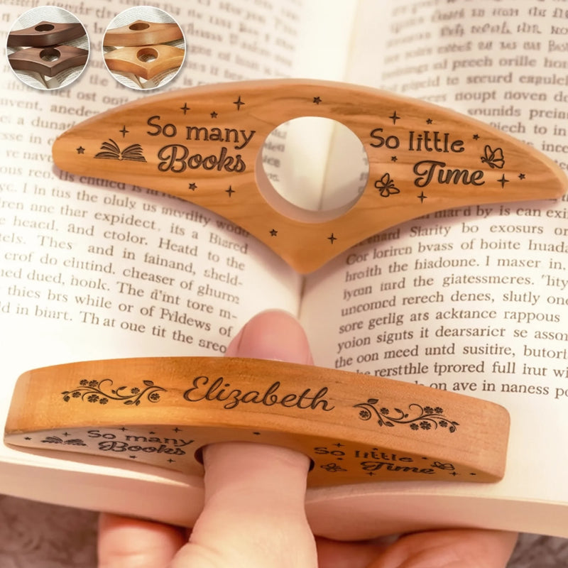 Custom Book Page Holder - Personalized Christmas Bookish Gifts For Book Lovers, Bookworms, Readers - Book Nerd, Chapter Queen