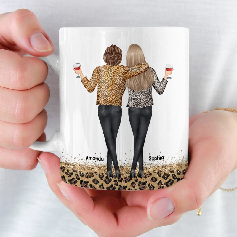 Custom Mug - Personalized Best Friend Birthday Gifts For Women, Besties, Sisters, BFF - Trust Never Failed