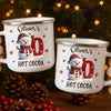 Custom Snowman Enamel Camping Mug - Personalized Christmas Birthday Gifts For Kids - Tiny Laughs Fill The Holiday Air