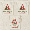 Custom Snowman Favor Bag - Personalized Christmas Birthday Gifts For Kids - Sweet Holiday Joy