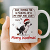 Custom Mug - Personalized Christmas Birthday Gifts For Dog Lovers, Dog Dad And Mom - Just Doing My Doodie