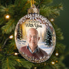 Custom Photo Acrylic Ornament - Personalized Christmas Memorial Sympathy Gifts For Loss Of Mom, Dad - In Every Sunset I Feel You