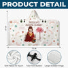 Custom Poncho Wearable Blanket - Personalized Christmas Bookish Gifts For Book Lovers, Bookworms, Readers - Book Hangover In Progress