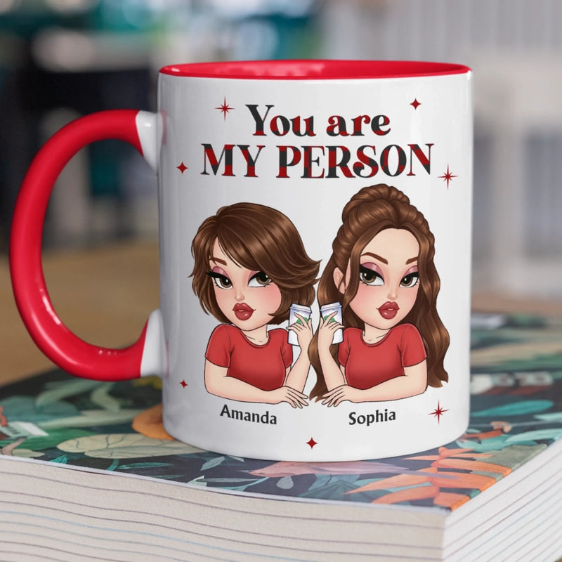 Custom Accent Mug - Personalized Best Friend Birthday Gifts For Women, Besties, Sisters, BFF - Soul Fueled Days