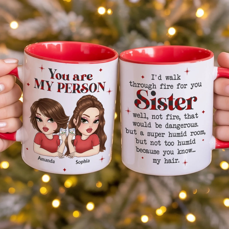 Custom Accent Mug - Personalized Best Friend Birthday Gifts For Women, Besties, Sisters, BFF - Soul Fueled Days