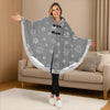 Custom Photo Poncho Wearable Blanket - Personalized Christmas Birthday Gifts For Dog Cat Lovers, Dog Dad And Mom, Cat Owners - Warmth By My Pet
