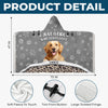 Custom Photo Poncho Wearable Blanket - Personalized Christmas Birthday Gifts For Dog Cat Lovers, Dog Dad And Mom, Cat Owners - Warmth By My Pet