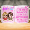 Custom Mug - Personalized Best Friend Birthday Gifts For Women, Besties, Sisters, BFF - Heart Talks Only