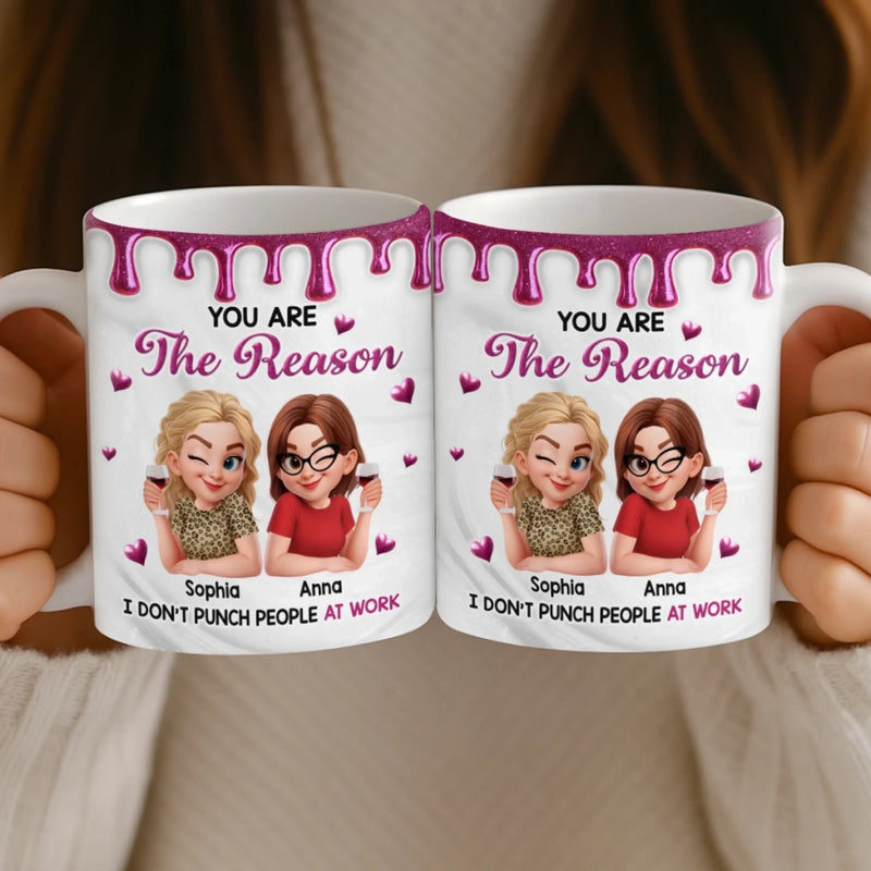 Custom Mug - Personalized Funny Gifts For Coworker, Work Bestie - Work Now Cry Later