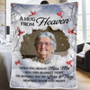 Custom Photo Cardinal Blanket - Personalized Memorial Sympathy Gifts For Loss Of Mom, Dad - Your Love Still Surrounds Me