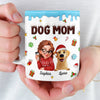 Custom Mug - Personalized Christmas Birthday Gifts For Dog Lovers, Dog Dad And Mom - Proud Dog Mom Energy