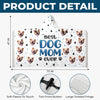 Custom Photo Poncho Wearable Blanket - Personalized Christmas Birthday Gifts For Dog Cat Lovers, Dog Dad And Mom, Cat Owners - Dog Hair Is My Glitter