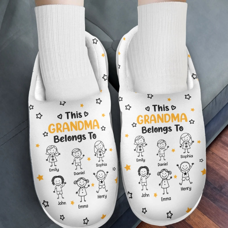 Custom Fluffy Slippers - Personalized Christmas Birthday Gifts For Mom, Dad, Grandma, Grandpa - Love Wrapped In Warmth