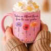 Custom 11OZ Glitter Matte Ceramic Mug - Personalized Best Friend Birthday Gifts For Women, Besties, Sisters, BFF - Laughter Is Our Everyday Magic