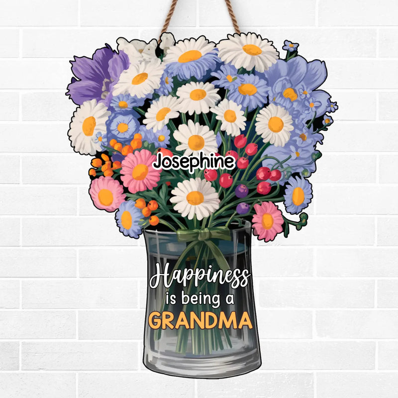 Perfect For The Woman Who Loves Every Moment With Her Grandkids - Family Personalized Custom Shaped Home Decor Wood Sign - House Warming Gift For Mom, Grandma
