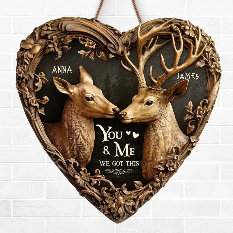 Love Is The Greatest Adventure - Couple Personalized Custom Home Decor Wood Sign - Gift For Husband Wife, Anniversary