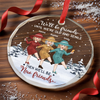 Custom Circle Glass Ornament - Personalized Best Friend Christmas Birthday Gifts For Women, Besties, Sisters, BFF - Still Laughing After All These Years