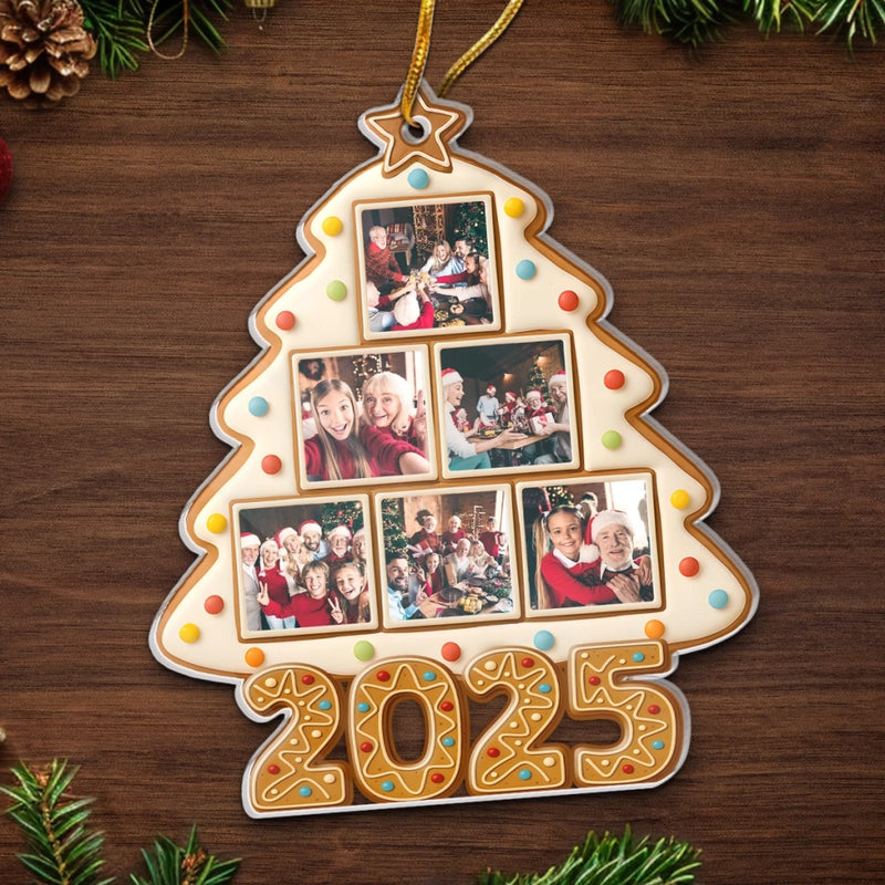 Custom Photo Acrylic Ornament - Personalized Christmas Birthday Gifts For Mom, Dad, Brother, Sister, Kids - Memories Baked Into Every Smile