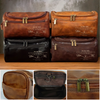 Custom Engraved Leather Toiletry Bag - Personalized Birthday Gifts For Son - Carry Confidence Daily