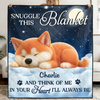 Custom Quilt Blanket - Personalized Pet Memorial Sympathy Gifts For Dogs, Cats - Your Love Still Waits At Home