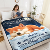 Custom Quilt Blanket - Personalized Pet Memorial Sympathy Gifts For Dogs, Cats - Your Love Still Waits At Home