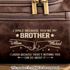 Custom Engraved Leather Toiletry Bag - Personalized Birthday Gifts For Brother - Always Got Your Back