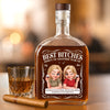 Custom Whiskey Bottle - Personalized Best Friend Birthday Gifts For Women, Besties, Sisters, BFF - Thriving On Chaos Together