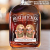 Custom Whiskey Bottle - Personalized Best Friend Birthday Gifts For Women, Besties, Sisters, BFF - Thriving On Chaos Together