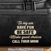 Custom Engraved Leather Toiletry Bag - Personalized Birthday Gifts For Son, Grandson - You Make Us Proud