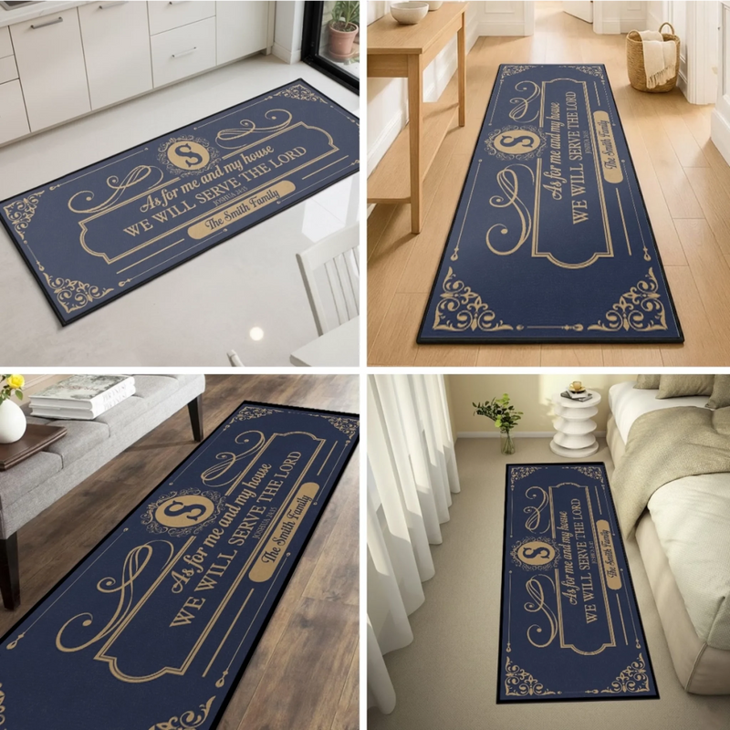 Custom Runner Rug - Personalized Christmas Birthday Gifts For Mom, Dad, Brother, Sister, Kids - Together Is Our Forever Place