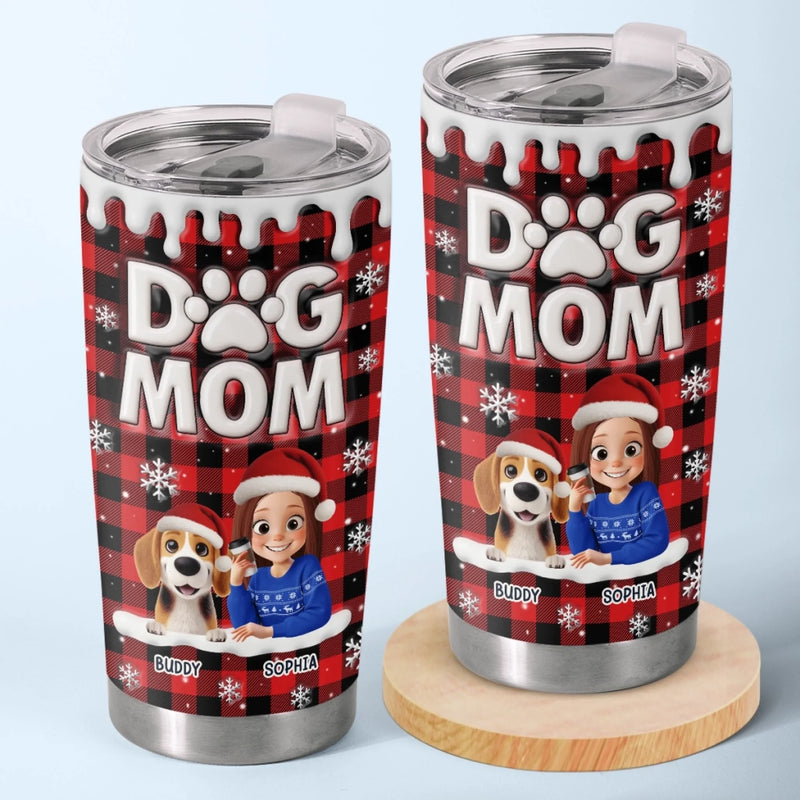 Custom Tumbler - Personalized Christmas Birthday Gifts For Dog Lovers, Dog Dad And Mom - Welcome To The Pawty