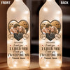 Custom Photo Forever Is Just The Beginning With You - Couple Personalized Custom Bottle Lamp - Gift For Husband Wife, Anniversary