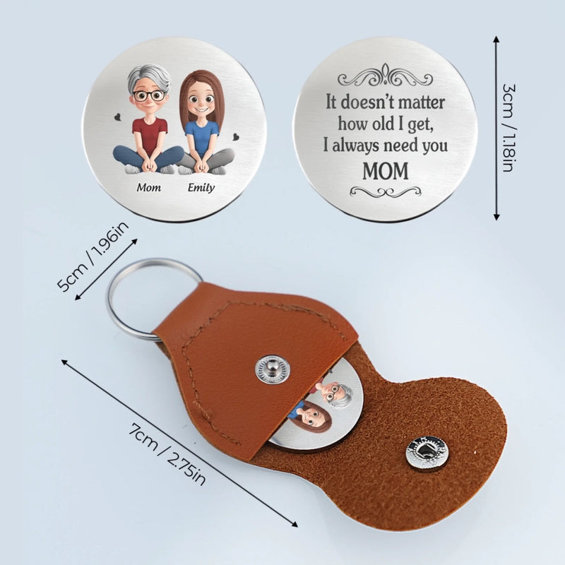 Custom Pocket Hug - Personalized Birthday Gifts For Mom, Dad - You Make This Home