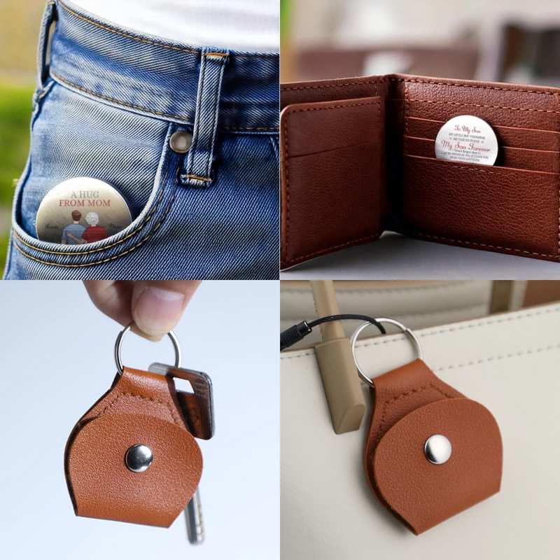 Custom Pocket Hug - Personalized Birthday Gifts For Mom, Dad, Son - Love You More Always