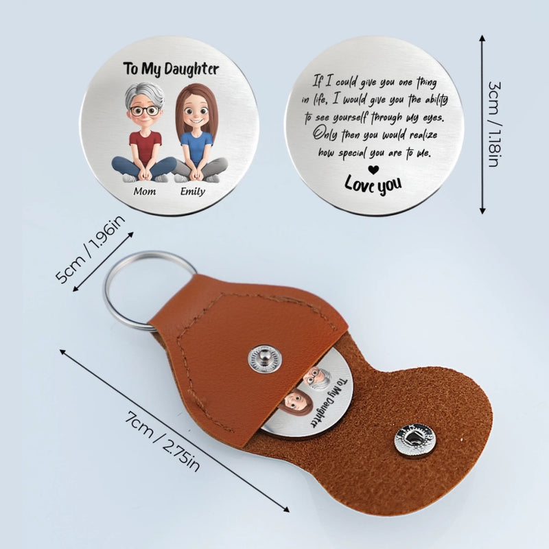 Custom Pocket Hug - Personalized Birthday Gifts For Mom, Dad, Daughter - Our Little World Of Love