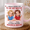 Custom 11oz Pink Marble Mug - Personalized Best Friend Birthday Gifts For Women, Besties, Sisters, BFF - Your Safe Little Hold