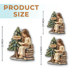 Custom Acrylic Ornament - Personalized Christmas Bookish Gifts For Book Lovers, Readers, Girls - Dreaming In Chapters