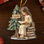 Custom Acrylic Ornament - Personalized Christmas Bookish Gifts For Book Lovers, Readers, Girls - Dreaming In Chapters